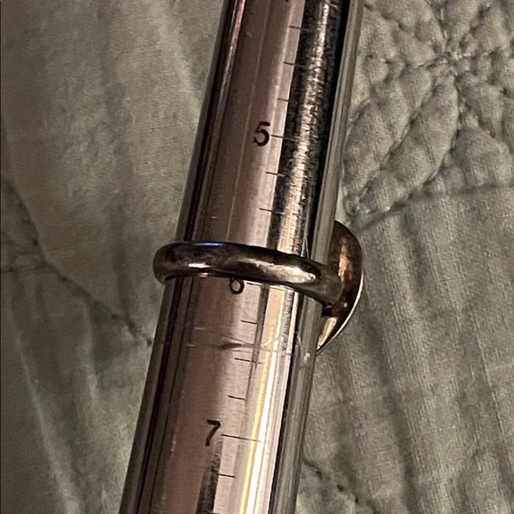 Vintage COACH Sterling Heart “Button” Ring - Picture 9 of 13